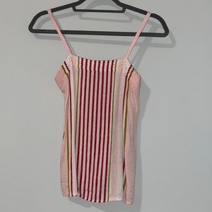 striped tank top blouse